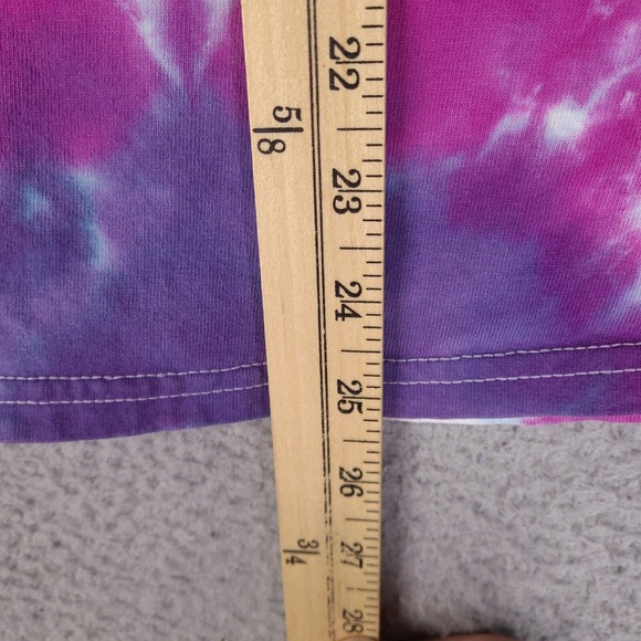 Peace Tie Die T-Shirt Adult Medium Colorful Fruit Of The Loom Lofteez Peace Love - Picture 15 of 15